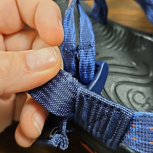 Chaco Z/Volv X2 Blue and Orange Sandals size 8 - Picture 5 of 7